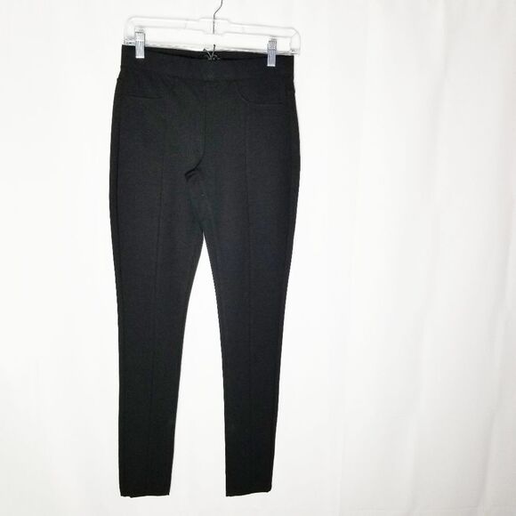 NEW BlankNYC Size 31 Black High Rise Pull-On Skinny Soft Knit Pants - Picture 4 of 8